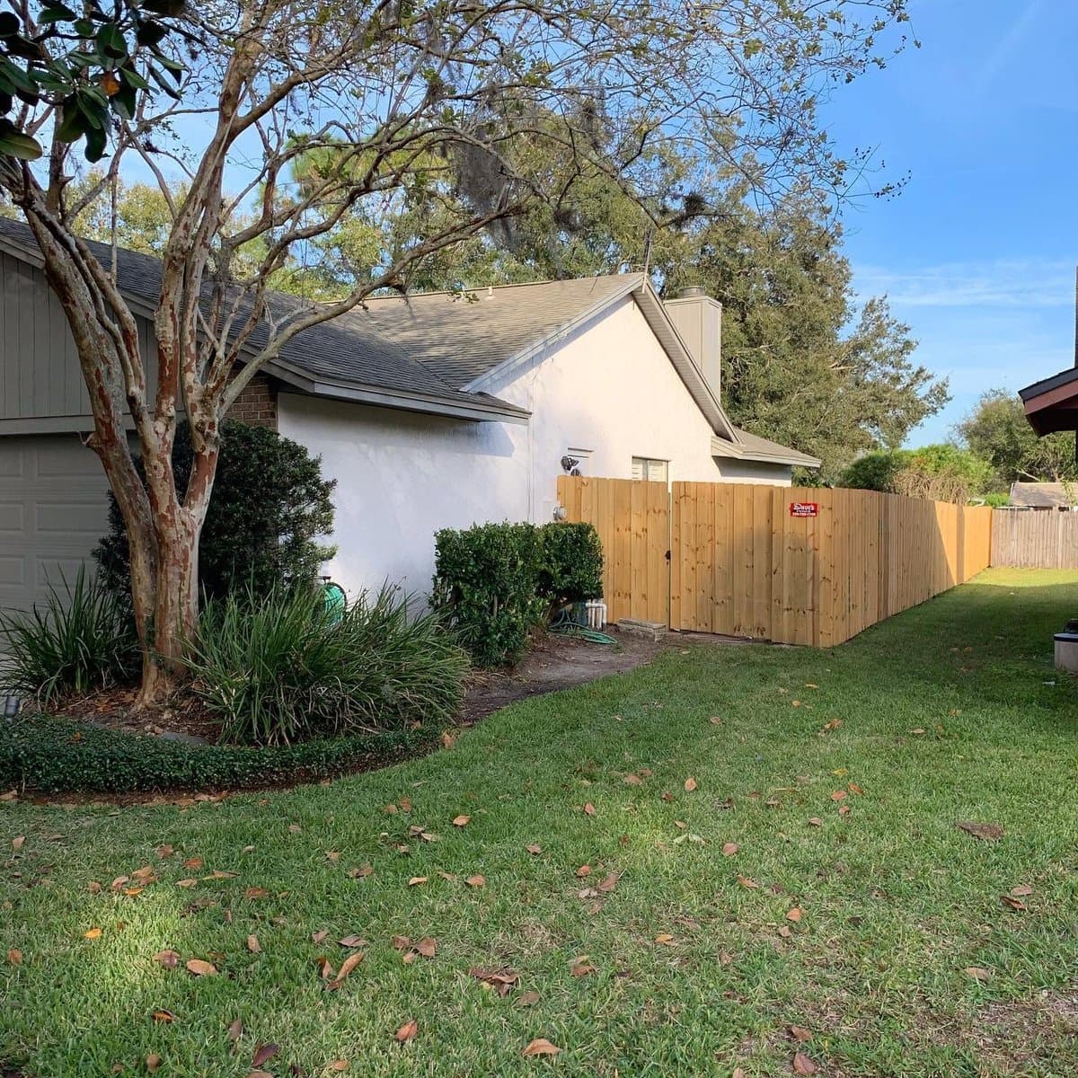 Home exterior painting - side view